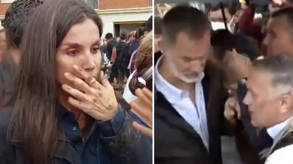 İspanya’da sel felaketi sonrası kral ve kraliçenin yüzüne çamur fırlattılar