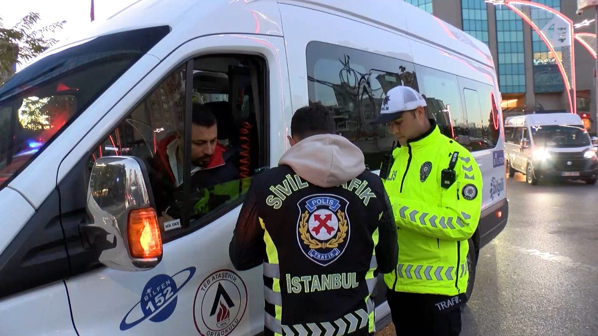 İstanbul’da okul servis araçları denetlendi