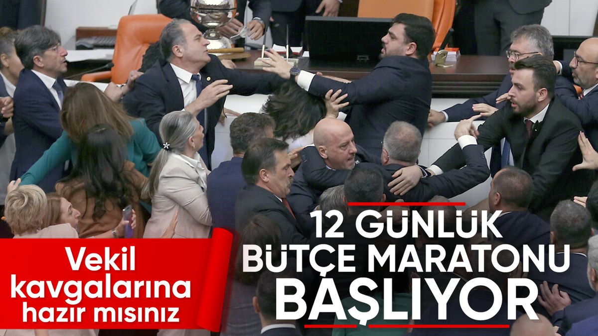 Bütçe maratonuna 9 Aralık’ta başlanacak