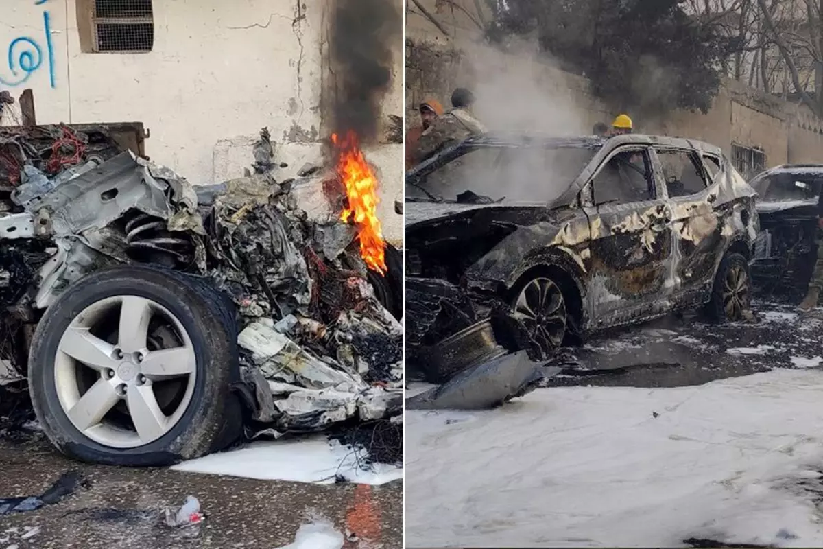 PKK’lı hainler Münbiç’te bomba yüklü araçla saldırdı: 2 ölü, 4 yaralı