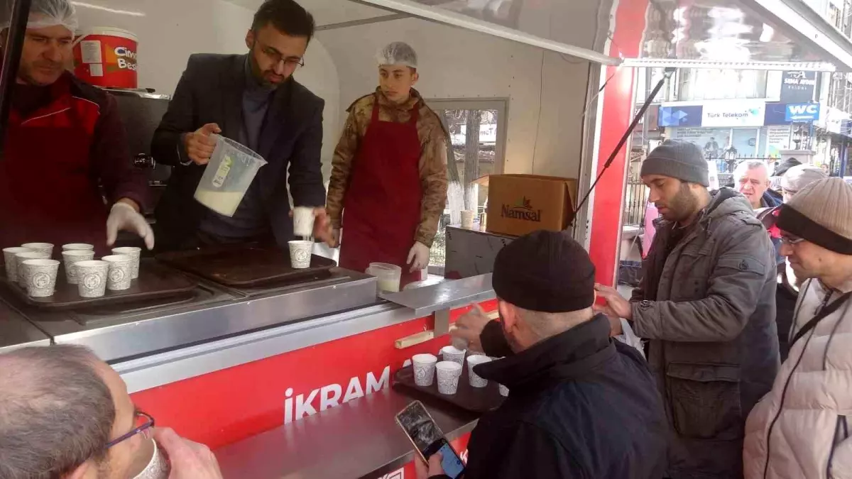 Kütahya’da Miraç Kandili İkramı