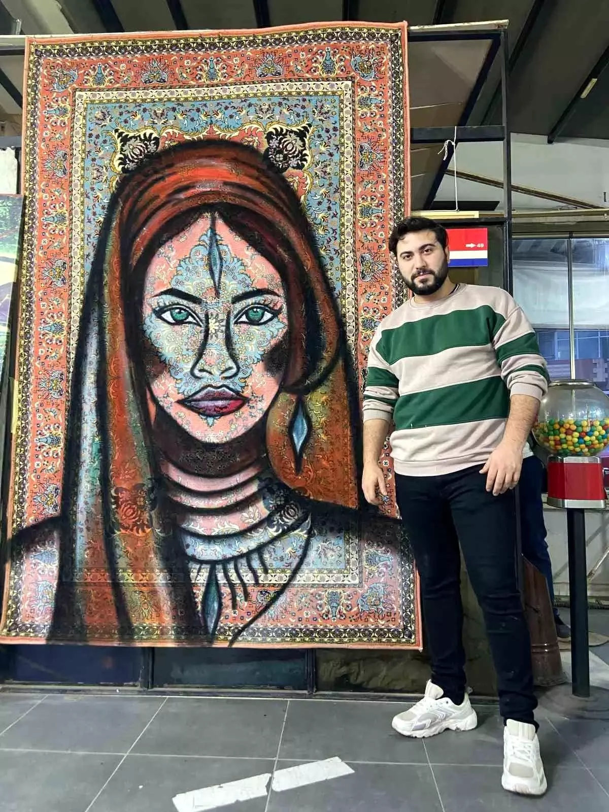 Bandırma’da Halıdan Sanat Eseri