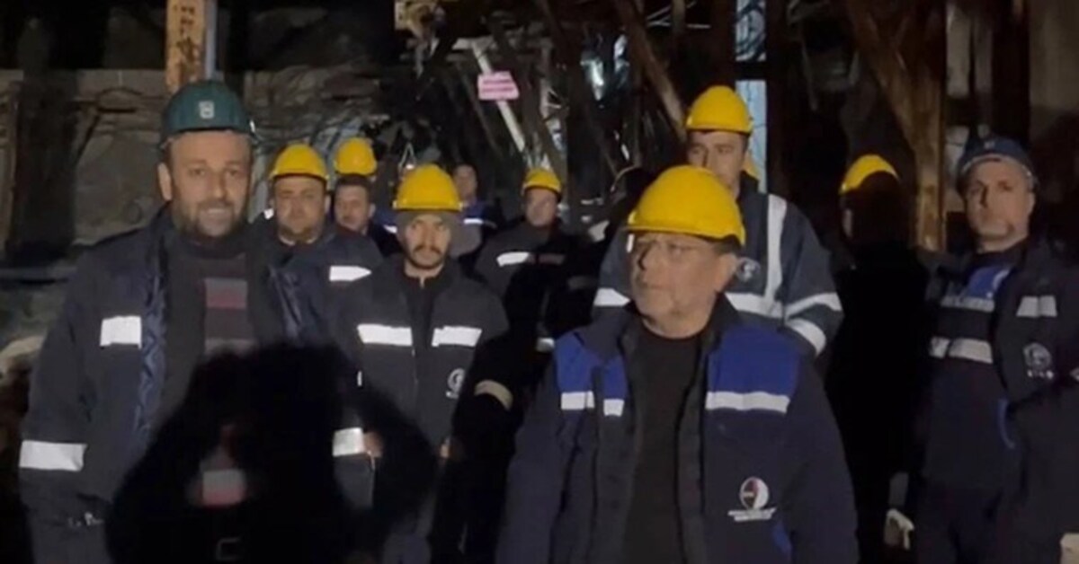 Çayırhan işçileri kendilerini madene kapattı