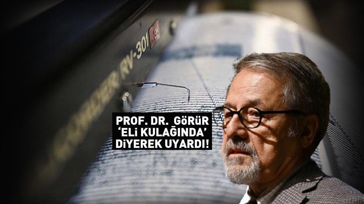 Korkutan uyarı… Prof. Dr. Naci Görür ‘eli kulağında’ dedi, o fayı işaret etti: “Kırıldı kırılacak!’
